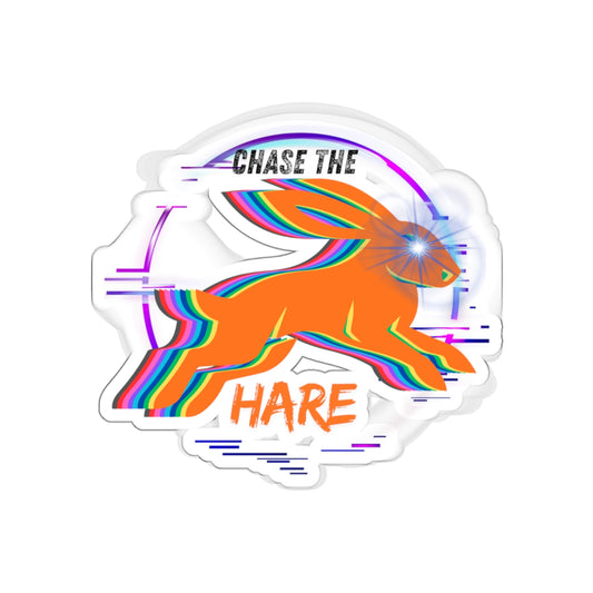 WAH3 Chase The Hare Die-Cut Stickers