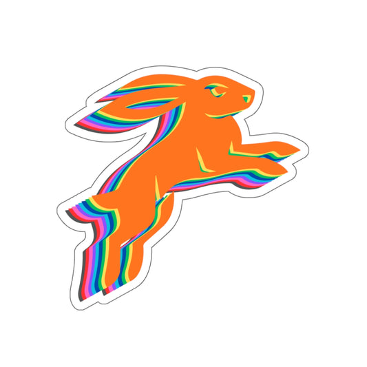 WAH3Hash Hare Die-Cut Stickers