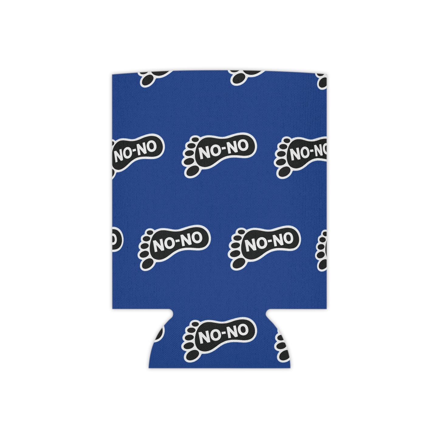 WAH3 On-on Blue Footprint Can Cooler – Fun & Quirky Drink Sleeve for Parties