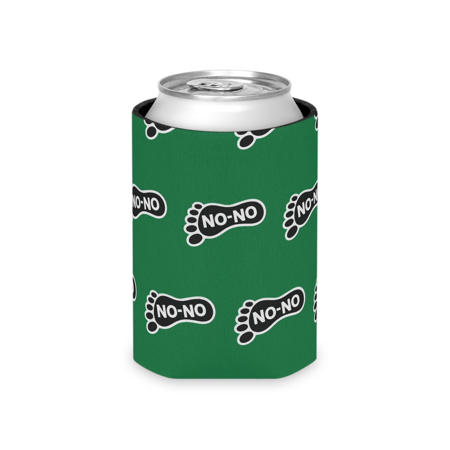 Copy of WAH3 On-on Green Footprint Can Cooler – Fun & Quirky Drink Sleeve for Parties