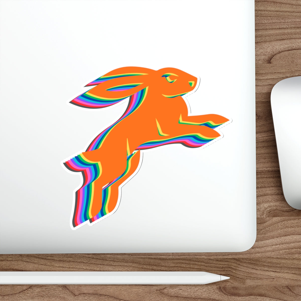 WAH3Hash Hare Die-Cut Stickers