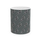 WAH3 Grey On-On Foot Ceramic Mug - 11oz & 15oz