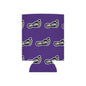 WAH3 On-on Purple Footprint Can Cooler – Fun & Quirky Drink Sleeve for Parties