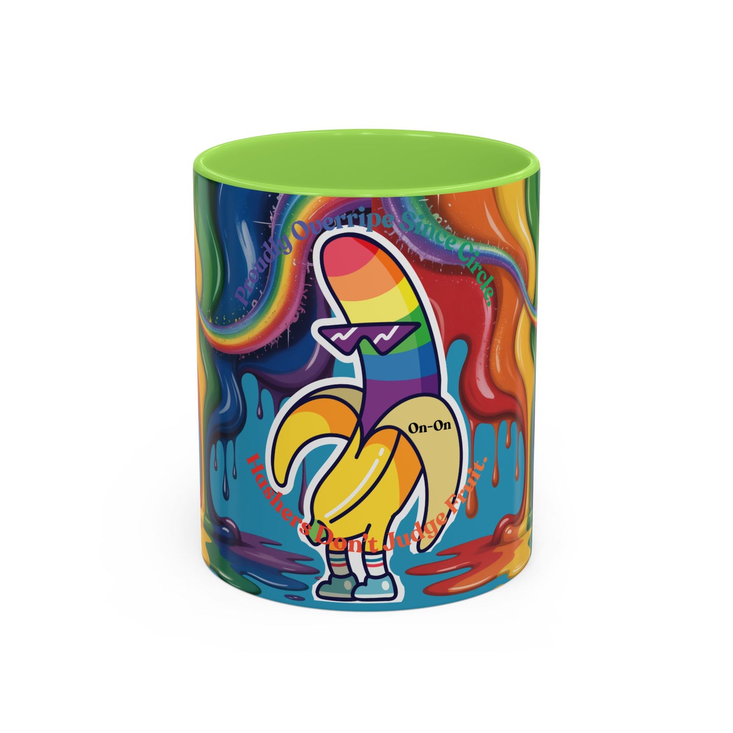 WAH3 Banana Pride Mug - Colorful 11oz & 15oz Coffee Cup