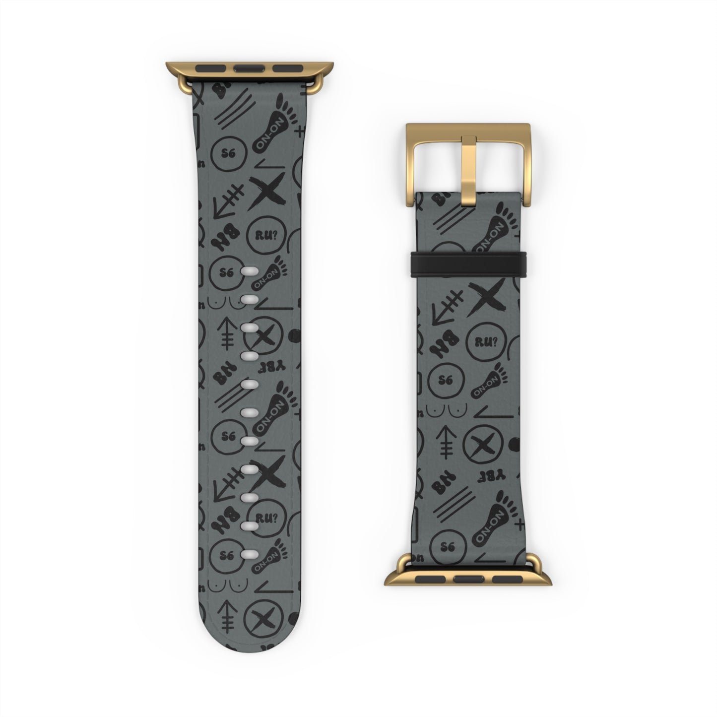Hash House Harriers Trail Symbol Apple Watch Band – On-On Edition