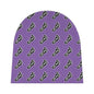 WAH3 On-on Foot Purple Baby Beanie | Cute Newborn Gift, Baby Shower Accessory, Everyday Comfort, Infant Hat, First Christmas Beanie