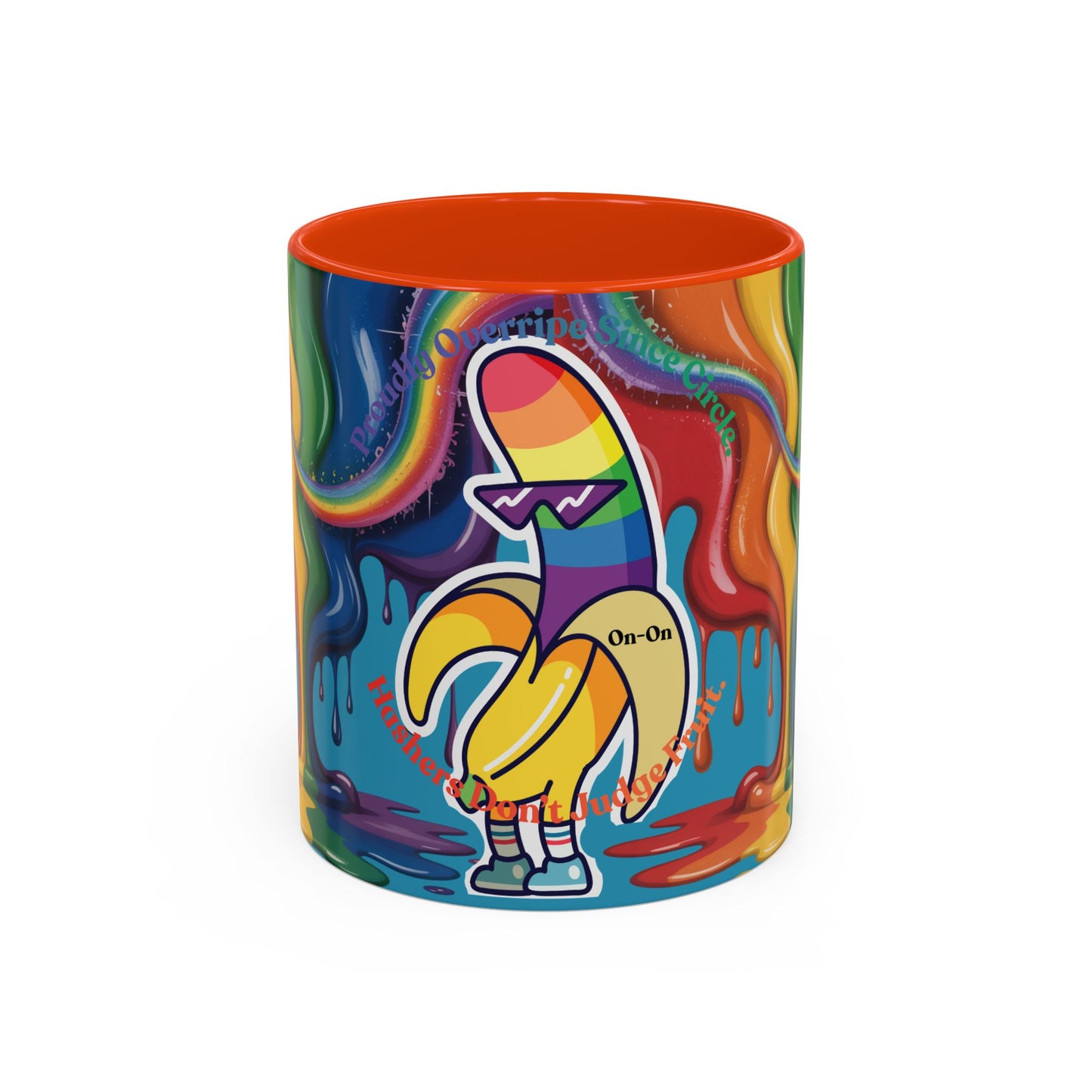 WAH3 Banana Pride Mug - Colorful 11oz & 15oz Coffee Cup