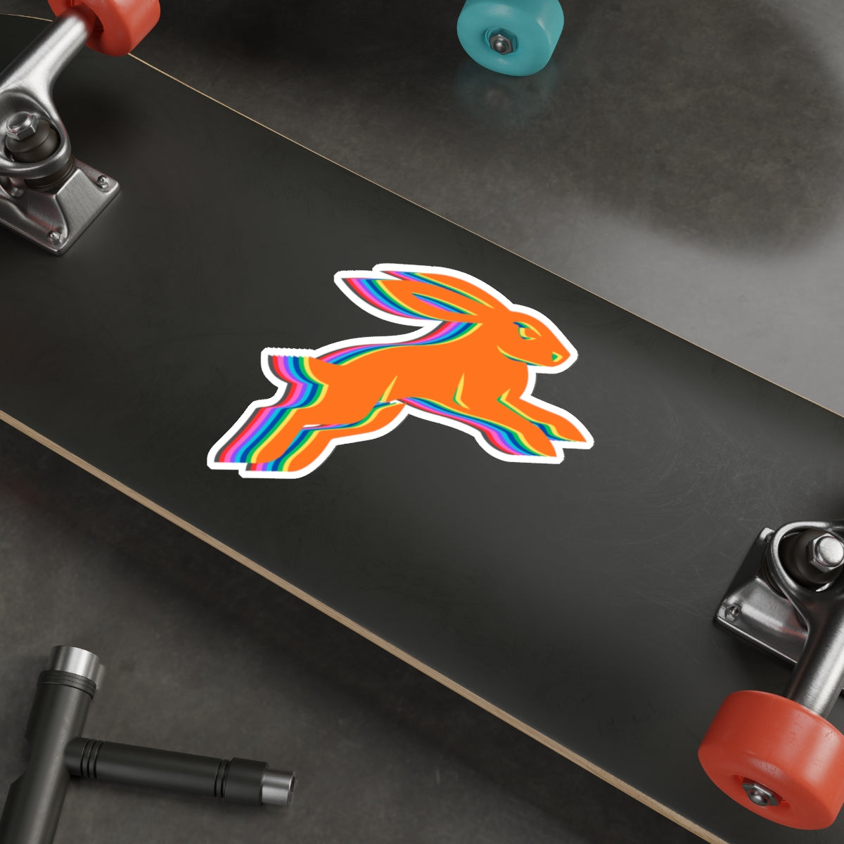 WAH3Hash Hare Die-Cut Stickers