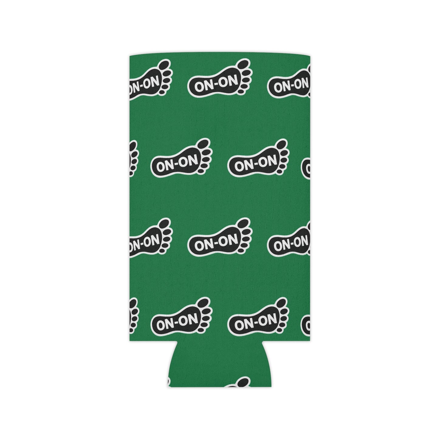 Copy of WAH3 On-on Green Footprint Can Cooler – Fun & Quirky Drink Sleeve for Parties