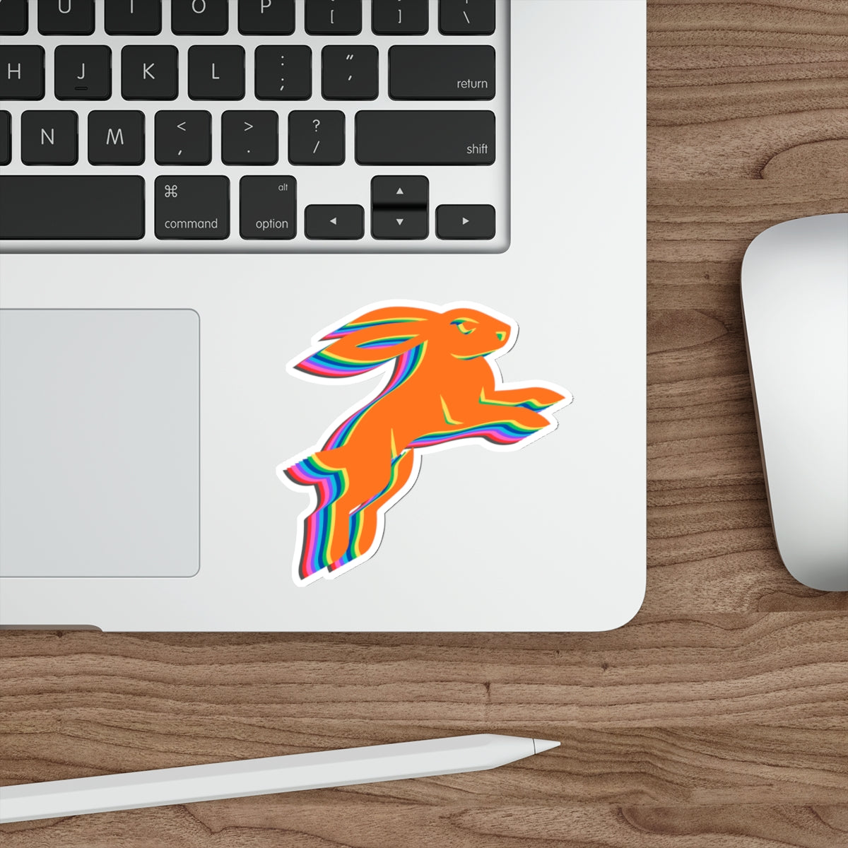 WAH3Hash Hare Die-Cut Stickers