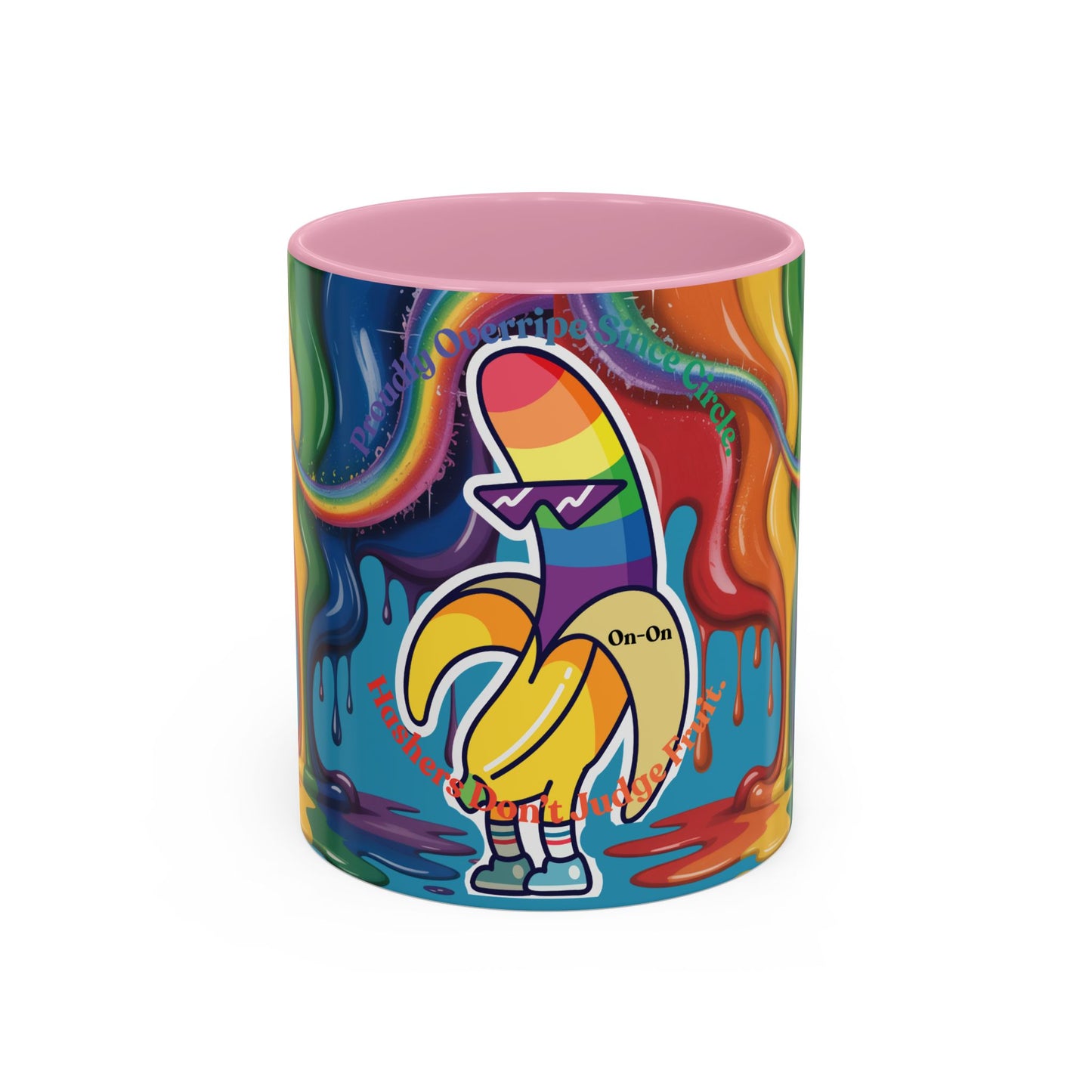 WAH3 Banana Pride Mug - Colorful 11oz & 15oz Coffee Cup