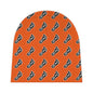 WAH3 On-on Foot Orange Baby Beanie | Cute Newborn Gift, Baby Shower Accessory, Everyday Comfort, Infant Hat, First Christmas Beanie