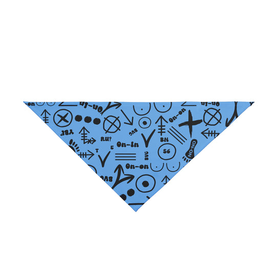 Hash House Harriers Trail Symbol Pet Bandana – On-On Edition