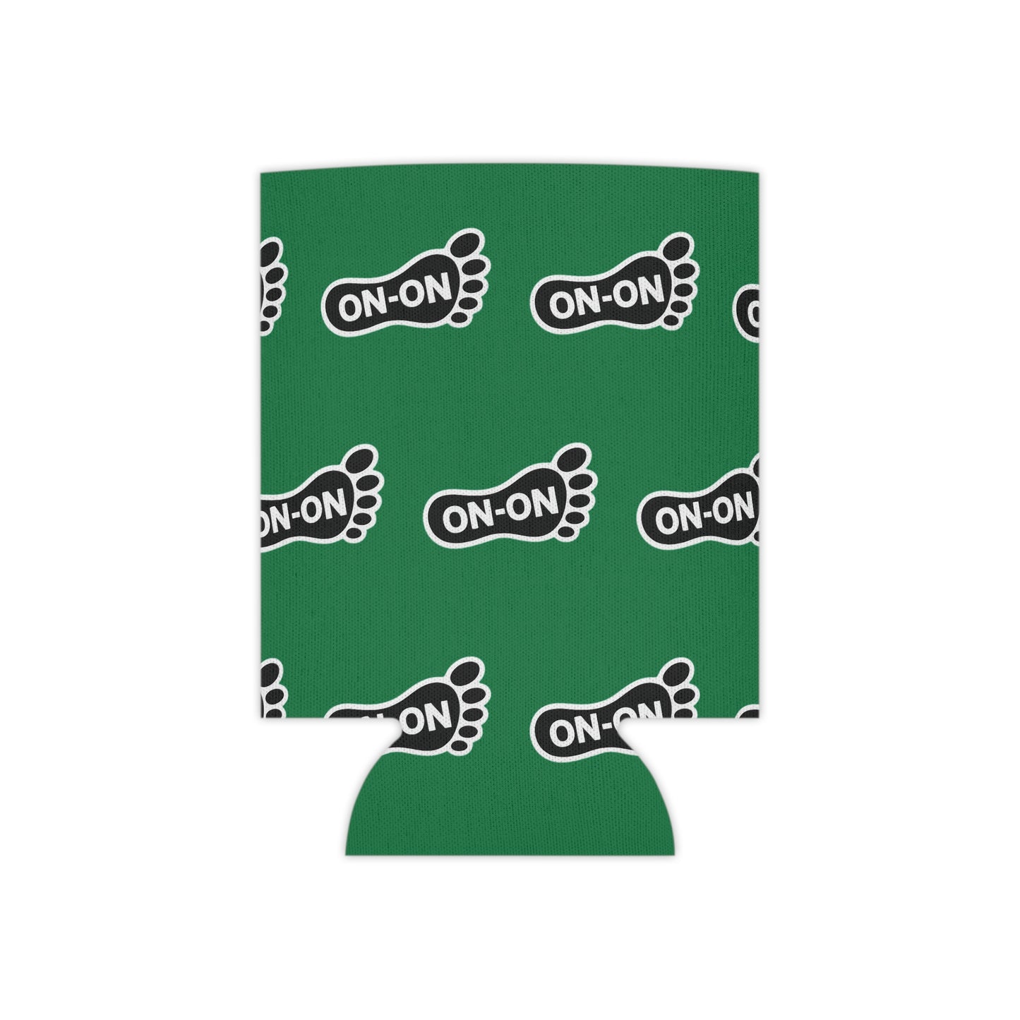 Copy of WAH3 On-on Green Footprint Can Cooler – Fun & Quirky Drink Sleeve for Parties