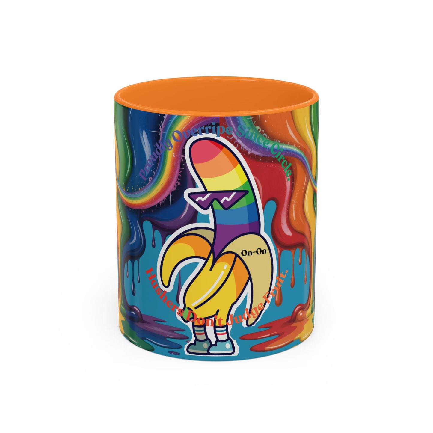 WAH3 Banana Pride Mug - Colorful 11oz & 15oz Coffee Cup