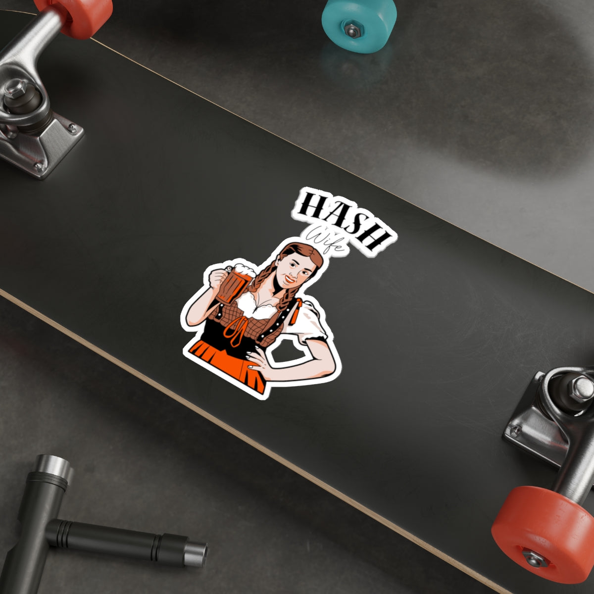 WAH3 Hash Wife Die-Cut Stickers