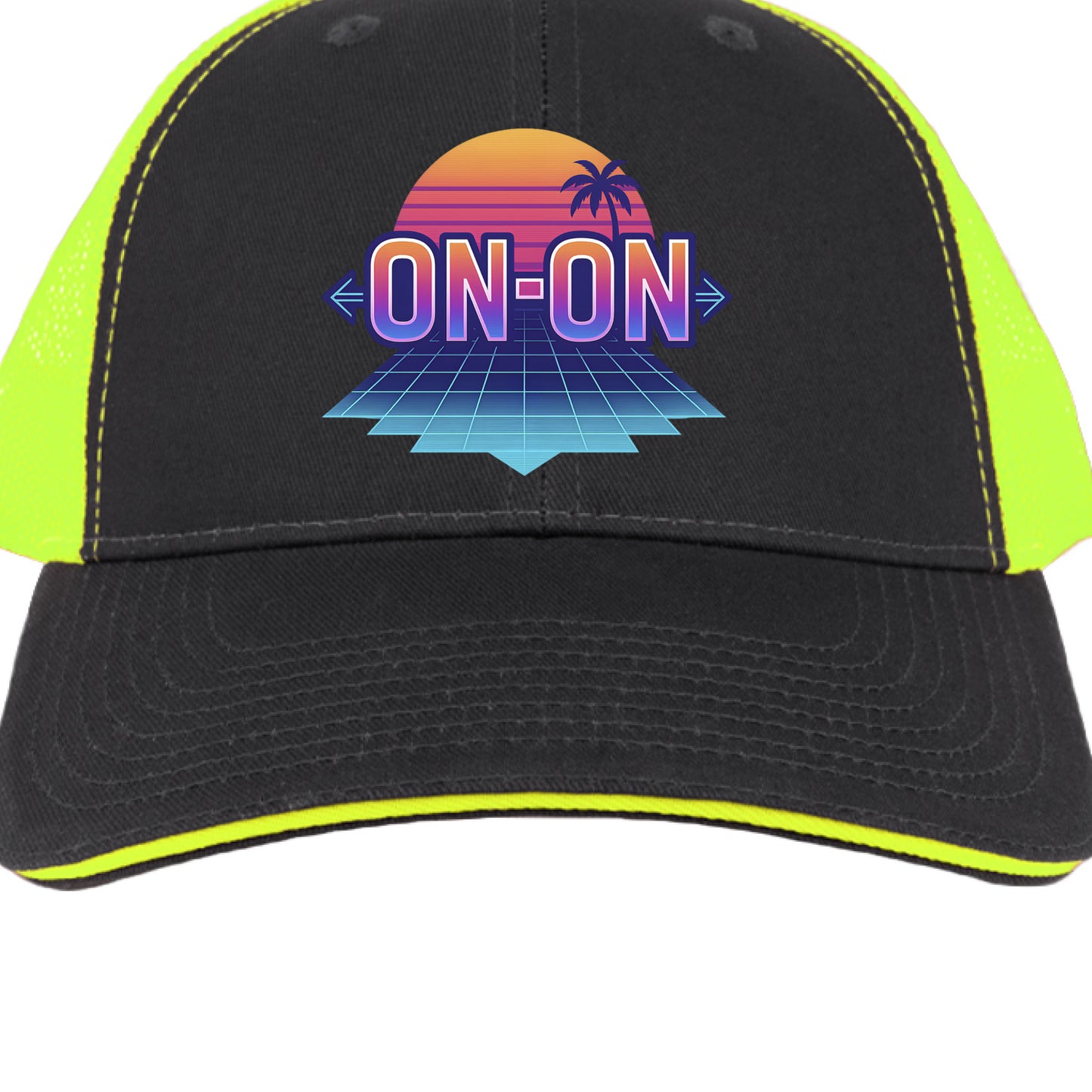 Charcoal/ Neon Yellow - FRONT