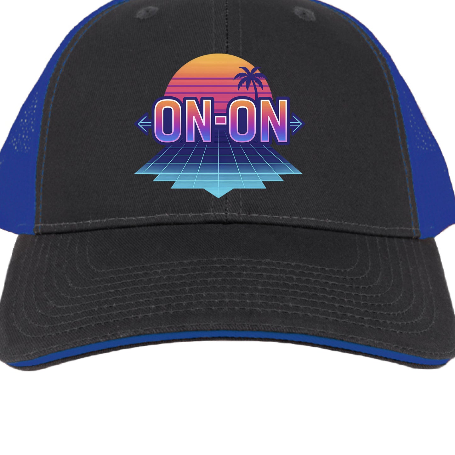 Charcoal/ Royal - FRONT