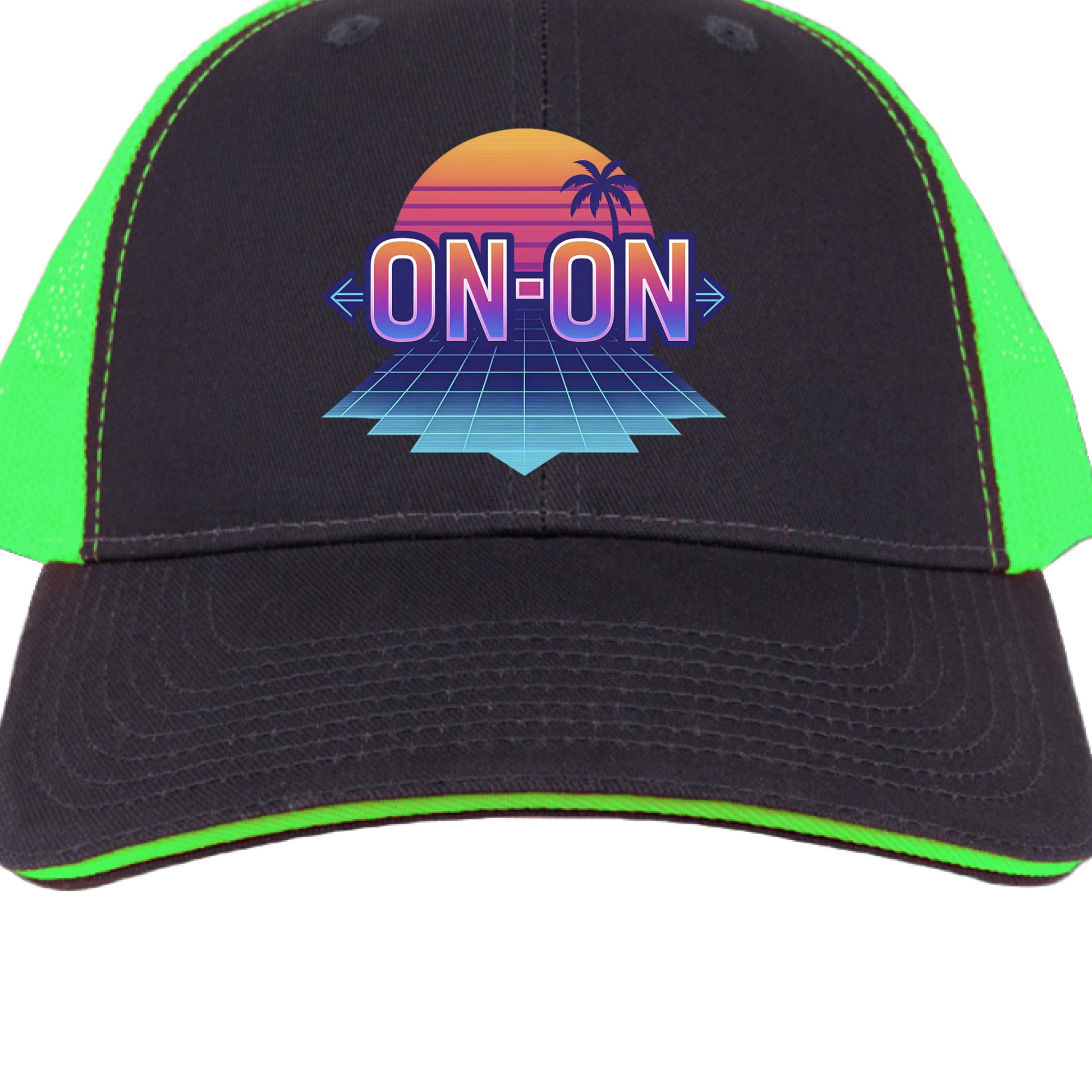 Charcoal/ Neon Green - FRONT