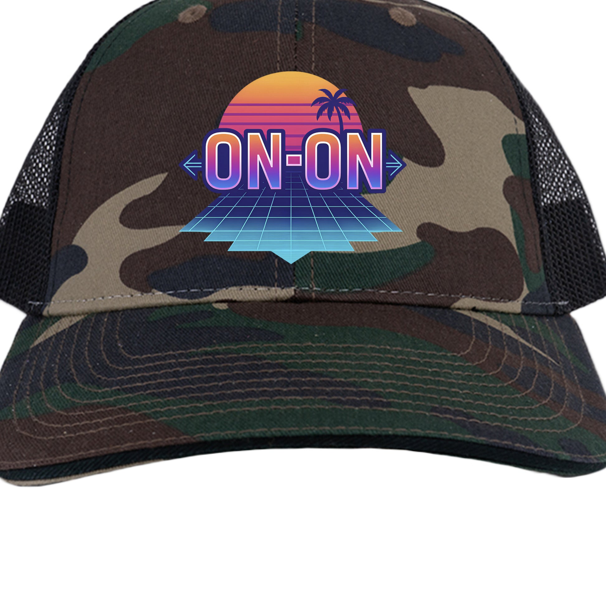 Green Camo/ Black - FRONT