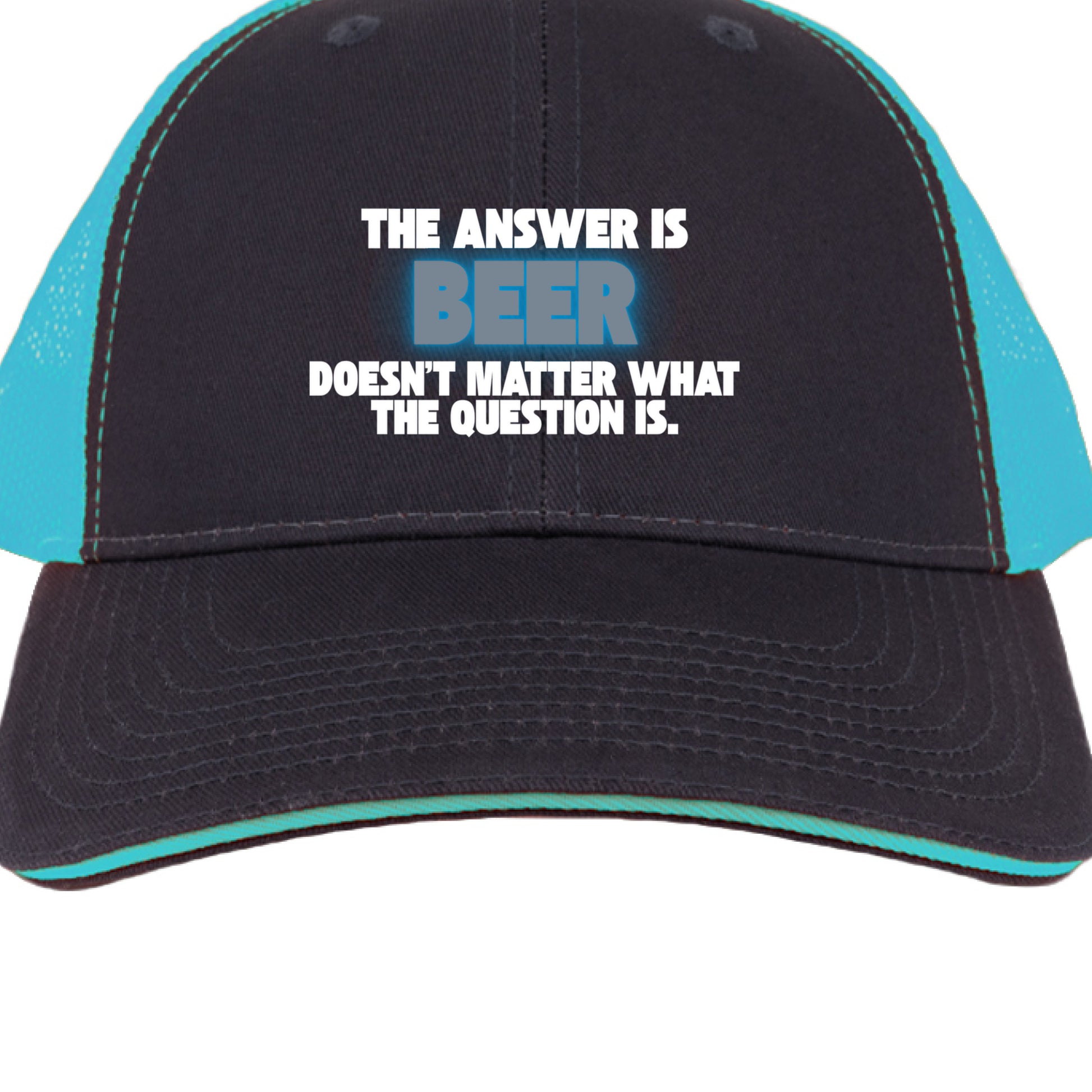 Charcoal/ Neon Blue - FRONT