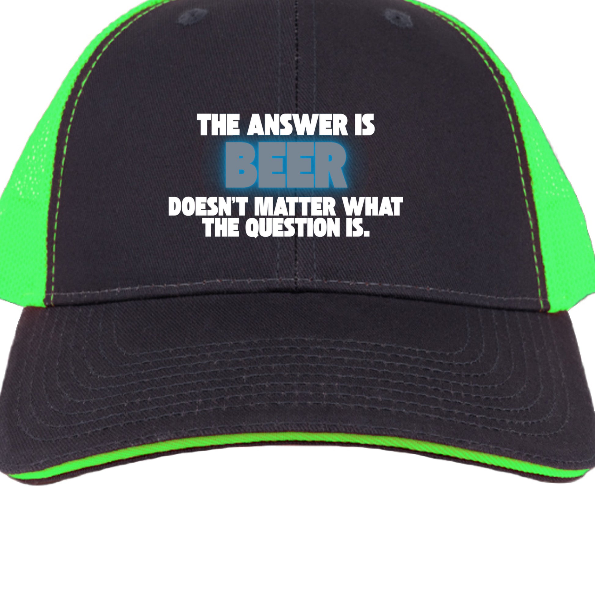 Charcoal/ Neon Green - FRONT