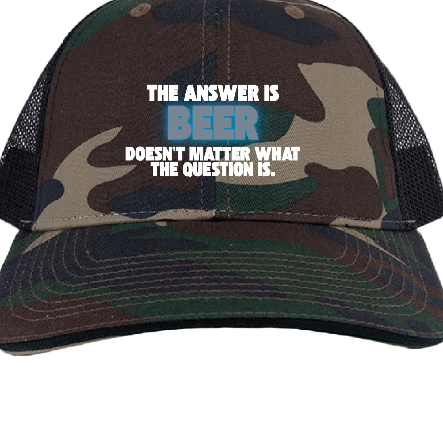 Green Camo/ Black - FRONT