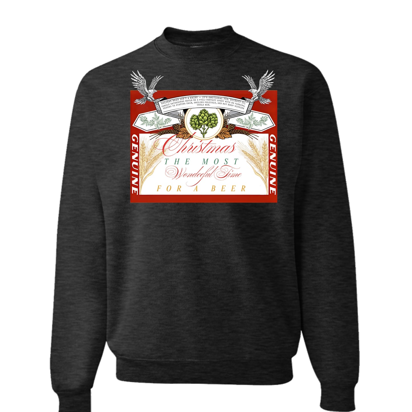 BLACK HEATHER - FRONT