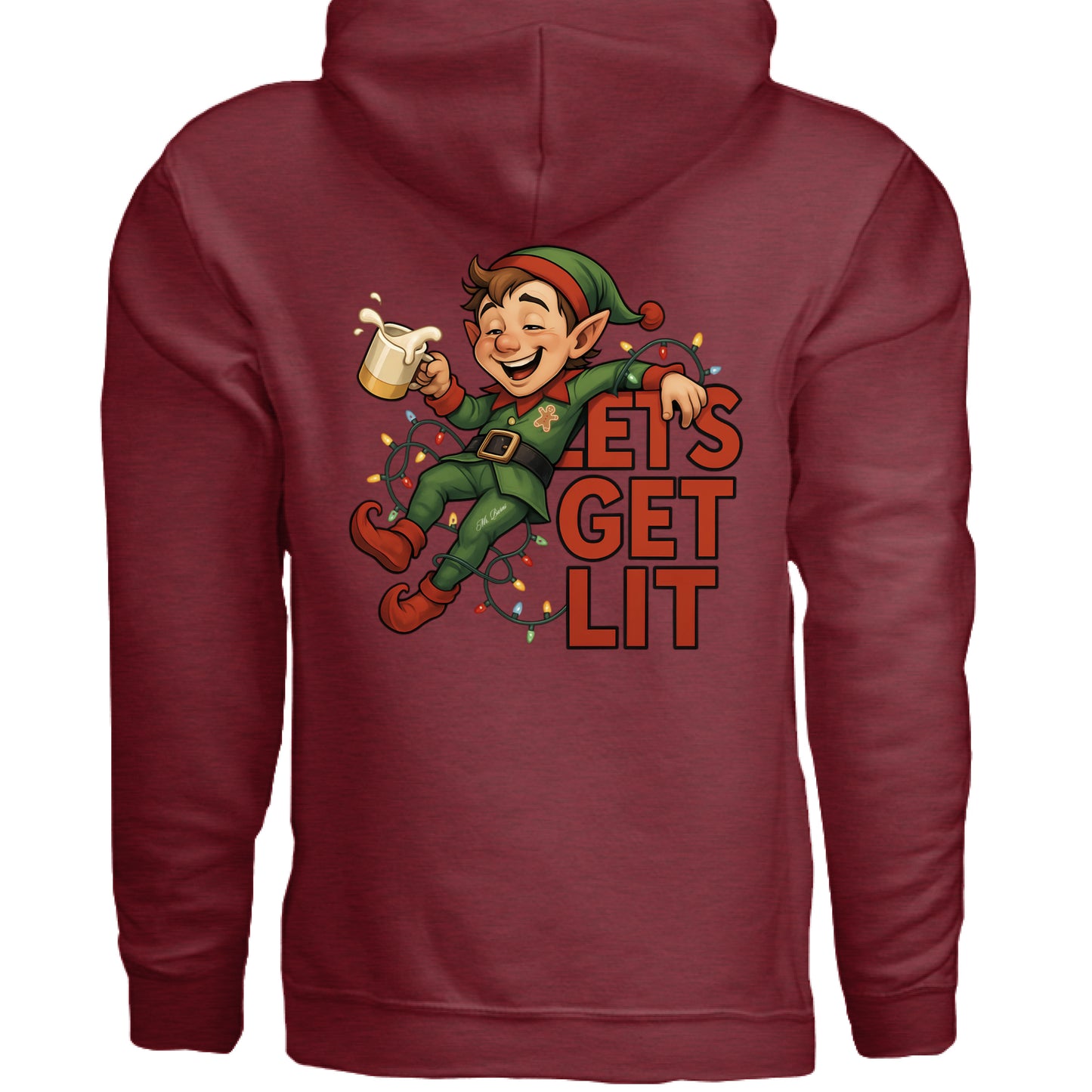 ANTIQUE CHERRY RED - BACK