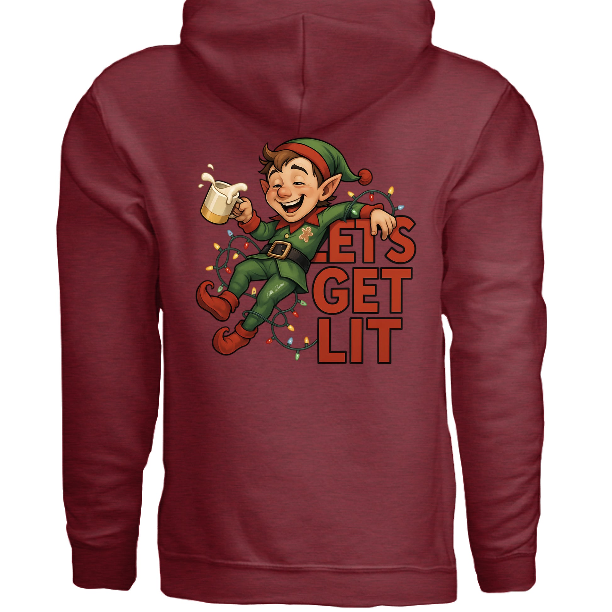 ANTIQUE CHERRY RED - BACK