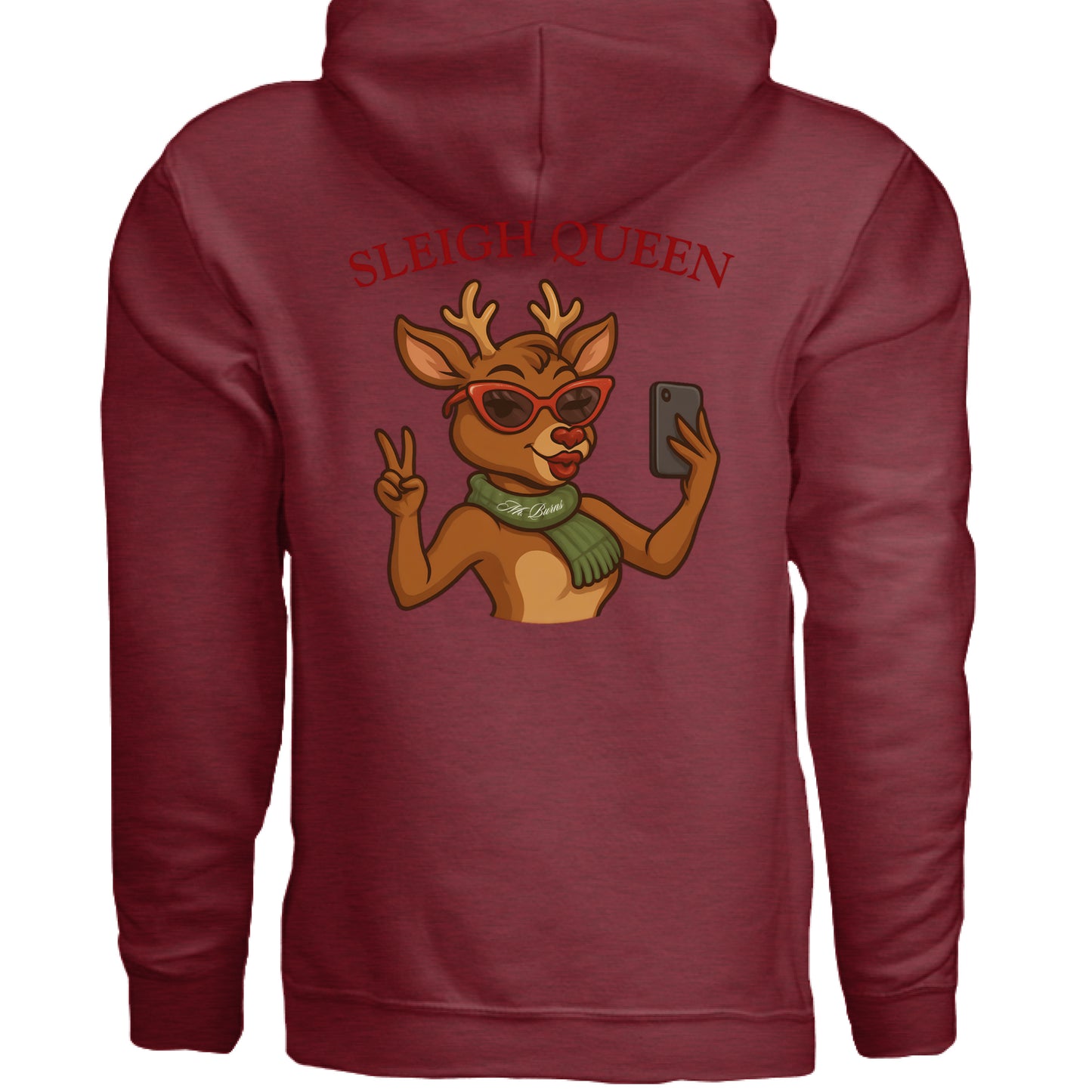 ANTIQUE CHERRY RED - BACK